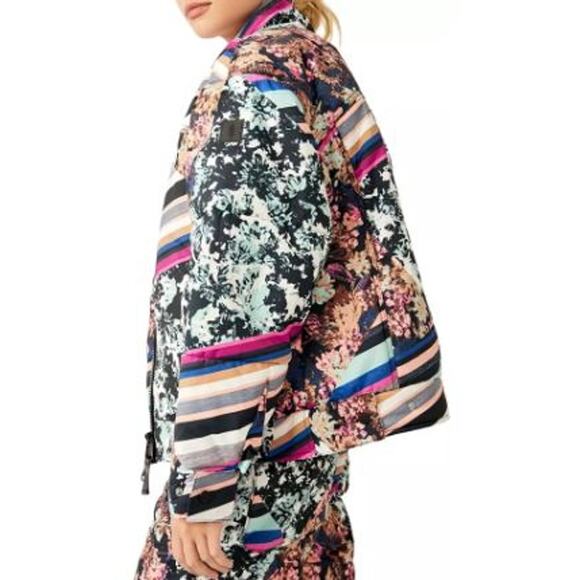 NEW Free People FP Movement Bunny Slope Printed Puffer Jacket Size XS - Picture 16 of 16